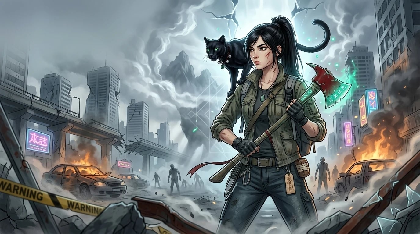 Thây Ma Dị Giới: Tôi Và Mèo Đen